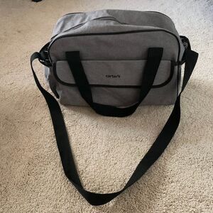 Gray carters diaper bag